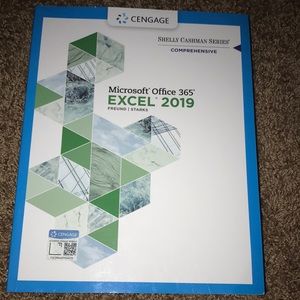 Shelly Cashman Microsoft office 365 excel 2019 NEW!!!